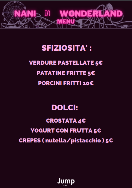 MENU NANI IN WOND 2