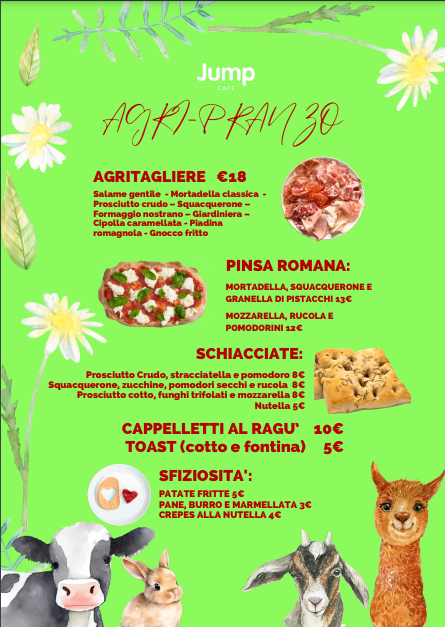 MENU PRANZO PRIMAVERA